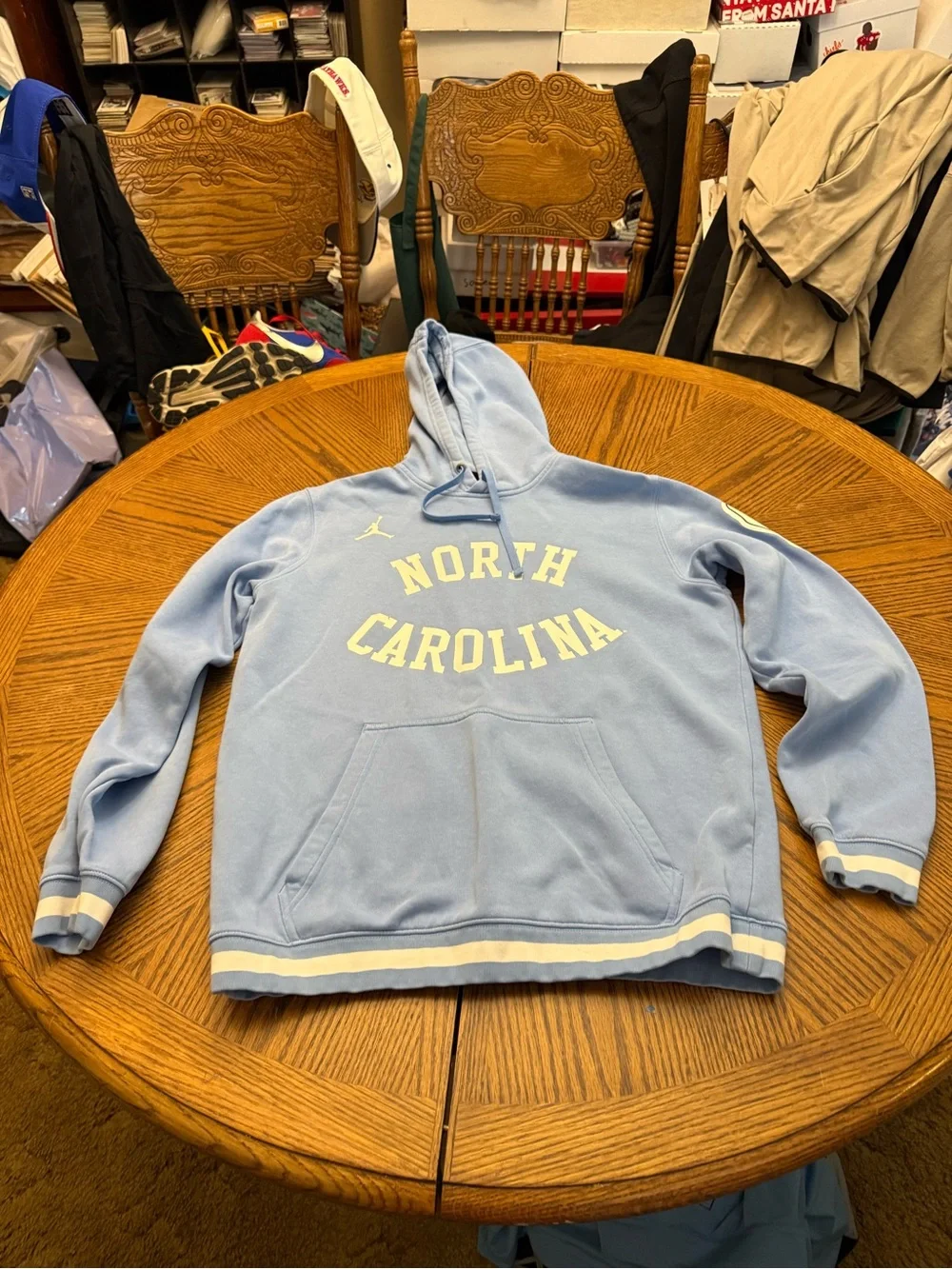 Nike North Carolina Light Blue Jordan Hoodie